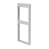 Adaptador de aire acondicionado Easy Swap Plenum HC52 a G57, gris claro, acero