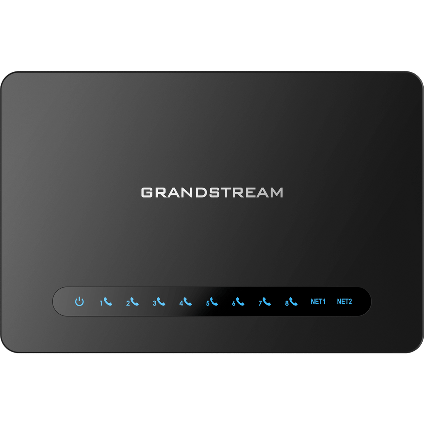 Gateway 8 Puertos FXS (Conectar Teléfono Análogo) con Router NAT Gigabit / 2 Perfiles SIP / Cifrado AES / Conferencia de Voz 3 Participantes / Calidad de Voz HD / Fax T.38 / 2 Puertos Gigabit / Aprovisionamiento Automatizado TR069