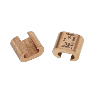 Conector de compresión tipo C StructuredGround CTAP2-2-X, 4/0 AWG, 1pz