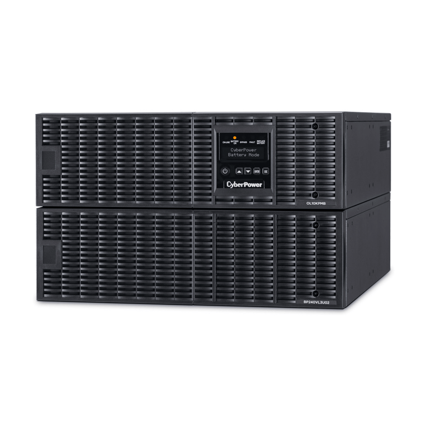 UPS de 10000 VA/10000 W, Online Doble Conversión, 200 - 240 Vac de Entrada, 200 - 240 Vac de Salida, Terminal Hardwired, Onda Senoidal Pura, Torre o Rack de 6 UR, Con 3 Tomas NEMA L6-30R