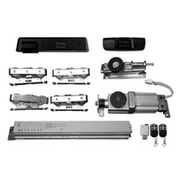 Sistema de automatizacion  para Puerta Deslizable, Para puerta de hasta  300 KG, Color Negro
