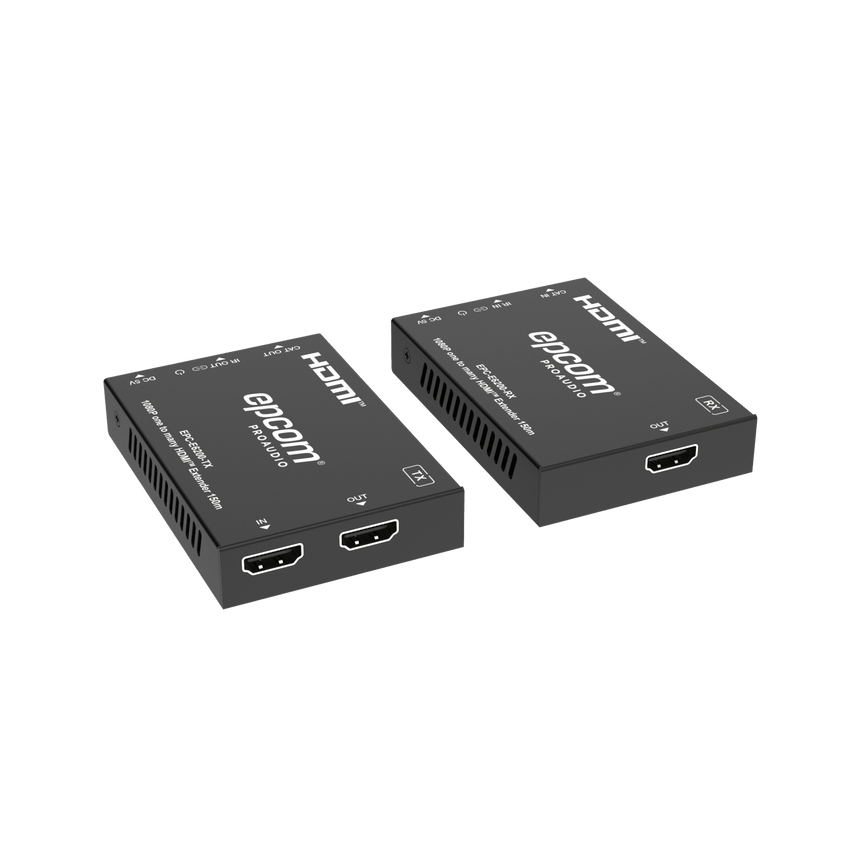 Extensor HDMI™ Sobre IP | Codificador Y Decodificador | 150m Por Cable CAT6 | Compatible Con Red Gigabit | Video Full HD | Compresión EZCast | Control IR Unidireccional