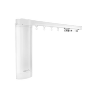 Kit para convertir, automatizar y controlar sus cortinas tradicionales (riel 4.8m, 65 kilos), motor inteligente. Integre con Alexa y control remoto desde su App.