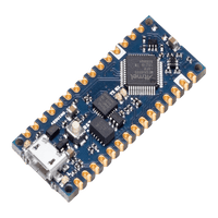 Placa de Desarrollo Arduino Nano Every / Microcontrolador ATmega4809 20 MHz / 48 KB Flash / 6 KB SRAM / USB-C Serial Bridge / Compatible 5V / Formato Nano / Maker y Robótica