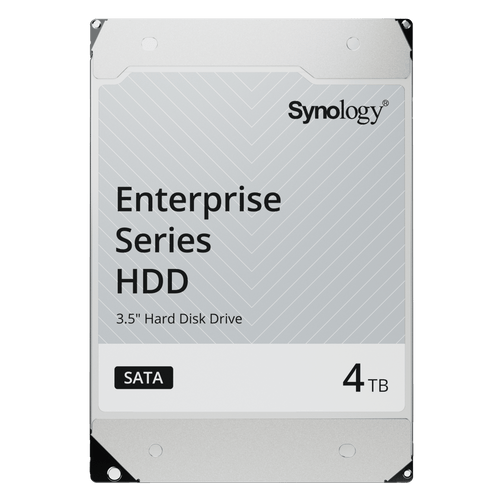 Disco Duro SATA de 3,5" Serie Plus / Capacidad 4TB / Interfaz SATA 6 GB/s / Tecnología CMR / MTBF de 1,2 Millón de Horas / Carga de Trabajo de 180 TB/año / Compatible con Synology DSM