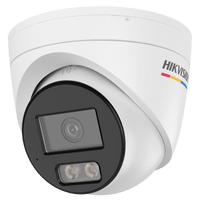 [Dual Light + ColorVu] Turret IP 4 Megapixel / Lente 2.8 mm / 30 mts IR + 30 mts Luz Blanca / Micrófono Integrado / ACUSENSE Lite / Exterior IP67 / WDR 120 dB / PoE / Micro SD