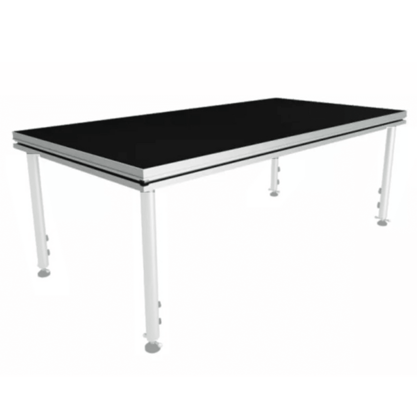 Tarima modular para escenario | 2 metros x 1 metro | aluminio