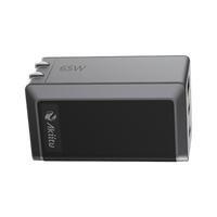 Cargador PRO 1 Puerto USB A / 2 Puertos USB C / Tecnolog�a GaN (Nitruro de Galio / Fast-Charging / Potencia 60W / Velocidad Transferencia 480 Mbps / Material Silicona No T�xica / Conector Aluminio Anodizado