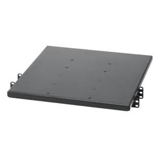 Charola de Doble Fijación en Rack de 2 Postes, 635 mm de Profundidad, y Soporte de Peso de 113 Kg, 1 UR, Color Negro