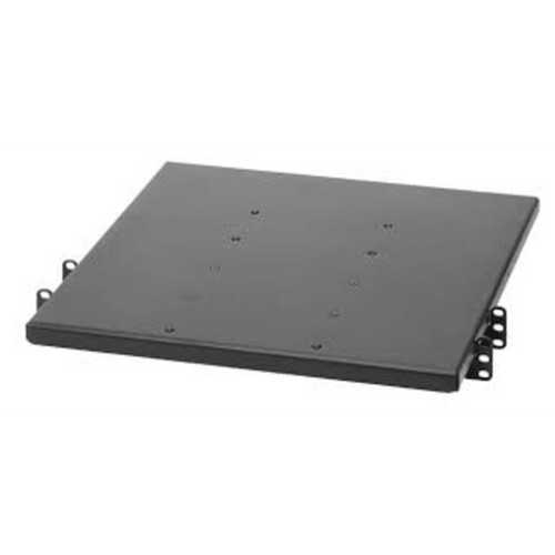Charola de Doble Fijación en Rack de 2 Postes, 635 mm de Profundidad, y Soporte de Peso de 113 Kg, 1 UR, Color Negro