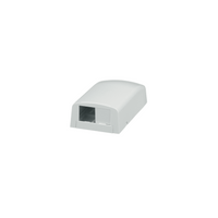 Caja de Montaje en Superficie, Para 2 Módulos Mini-Com, Color Blanco
