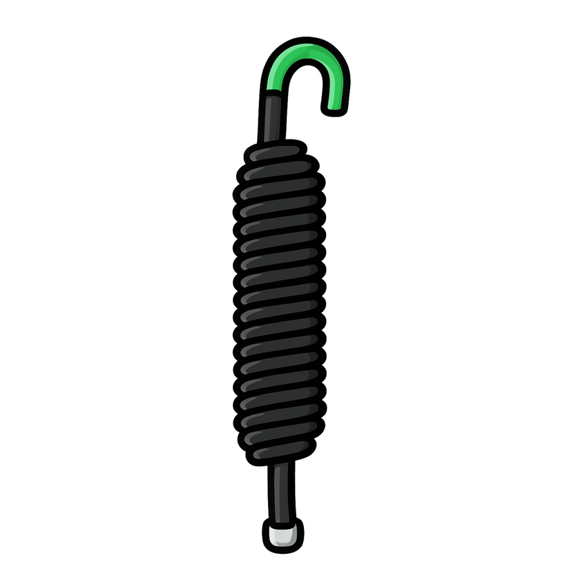 Resorte VERDE para Barreras Vehiculares Hikvision DS-TMG520