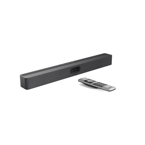 Barra de Videoconferencia Yealink A50 con IA y Control Remoto VCR11, Todo en Uno para Salas Medianas y Grandes con Seguimiento Automático del Hablante