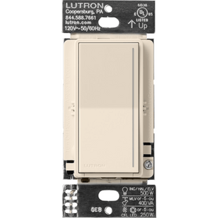 (RadioRa3) Atenuador táctil Sunnata Dimmer PRO color light almond, requiere cable neutro / soporta 250W LED