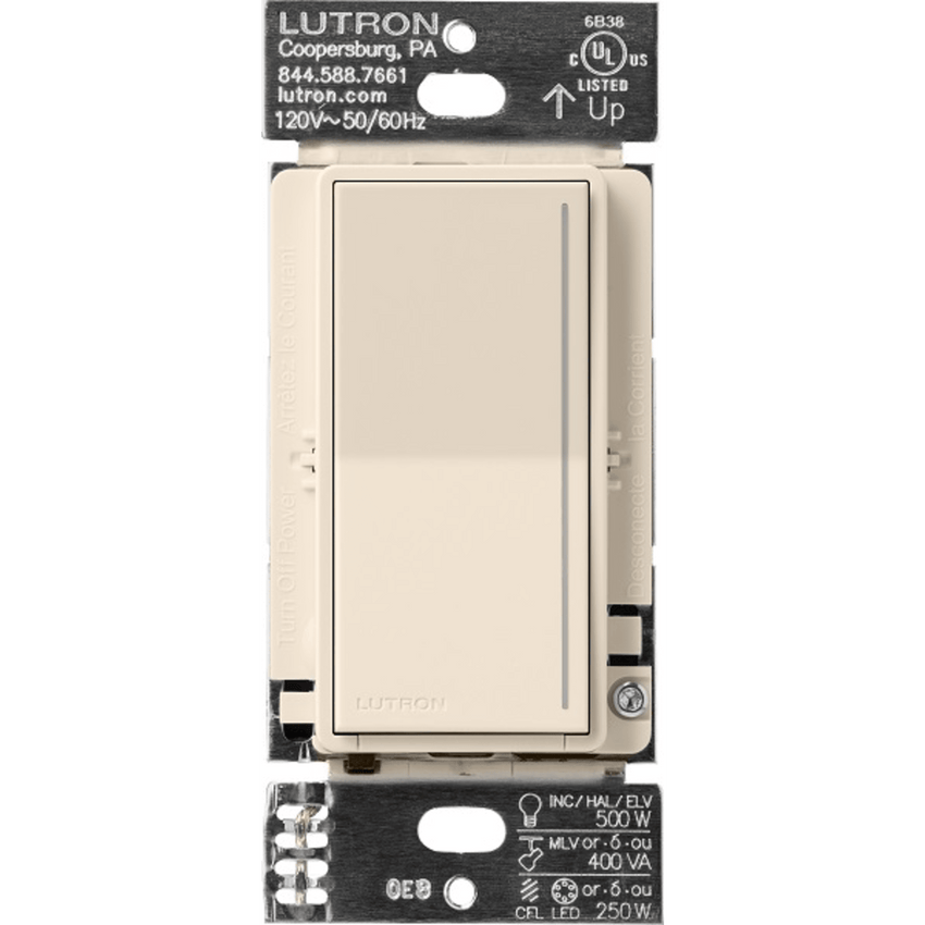 (RadioRa3) Atenuador táctil Sunnata Dimmer PRO color light almond, requiere cable neutro / soporta 250W LED