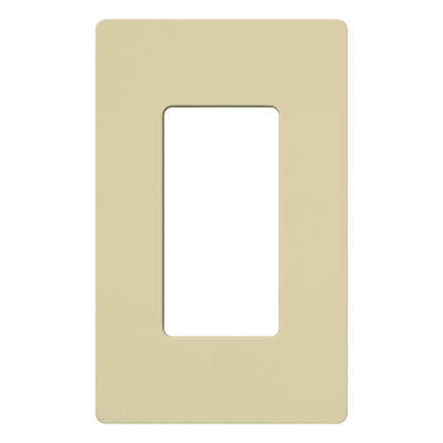 Placa de pared 1 espacio, para atenuador (dimmer), switch ó control remoto inalámbrico LUTRON.