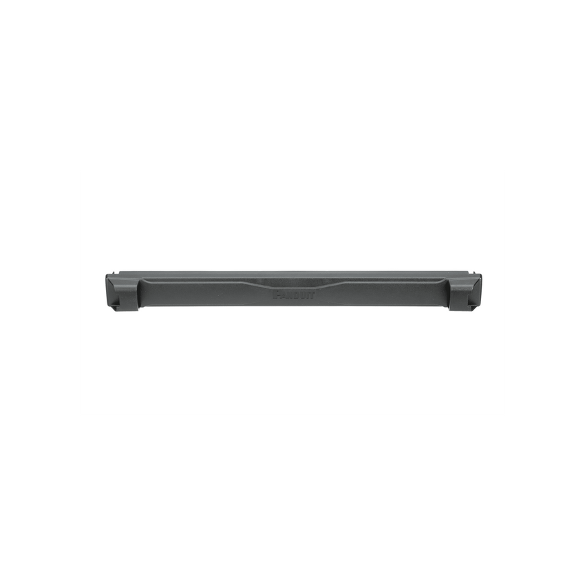 Tapa Ciega Estándar de 19in, Compatible con Racks con Rieles de Orificio Roscado, Instalación sin Herramienta, Plano, 1 UR, Color Negro