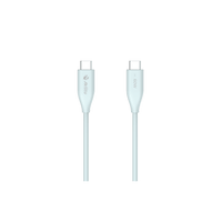 Cable de Carga USB-C a C 1 Metro (3.28 Pies) / Tecnolog�a GaN (Nitruro de Galio / Fast-Charging / Potencia 60W / Velocidad Transferencia 480 Mbps / Material Silicona No T�xica / Conector Aluminio Anodizado