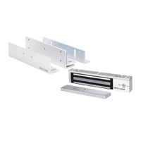 Kit Para Control de Acceso Incluye Chapa Magnética de 600 Lbs / Montaje En Z y L /  Uso Interior / Certificación UL / Color Plata