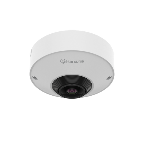 Cámara Ojo de Pez AI 12MP / Resolución 3584x2688 / Lente 1.76mm F1.8 / WDR 120dB / WiseNR II AI / Detección Persona-Vehiculo / PoE 7.3W / IP42