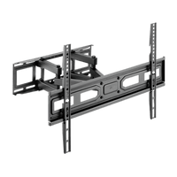 Montaje de Pared Universal Articulado para Monitores de 37 a 80" | Carga Máxima 40 Kg | Vesa  100 x 100 a 600 x 400| Fabricado en Acero