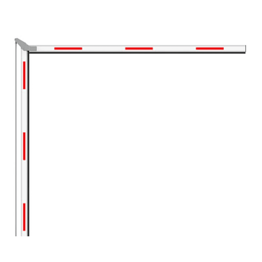 Brazo Articulado 4 mts (2+2) para Barreras Hikvision Serie DSTMG520 / Requiere Enganche Articulado