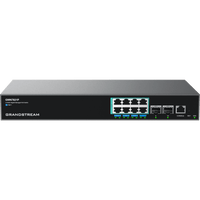 Switch PoE Multigigabit Capa 3 / 8 Puertos Ethernet 2.5 G / 2 Puertos SFP+ / PoE++ Dinámico / IPv6 e IPv4 / VLAN Avanzada / QoS / Stacking hasta 4 Dispositivos / Administración Local y en la Nube