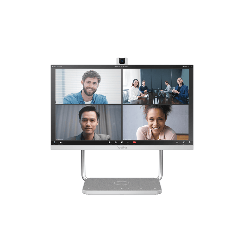 Sistema de Videoconferencia Todo en Uno DeskVision A24 de Yealink con cámara 4K y pantalla táctil de 24”