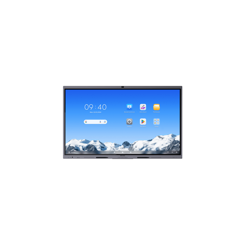 Pantalla Interactiva Touch de 75" Android 13 / Google Suite Preinstalado con Certificación EDLA / Cámara Web 8 MP / Resolución 4K / Bocinas Integradas / Entradas HDMI y VGA / Incluye 2 Lápices para Escribir