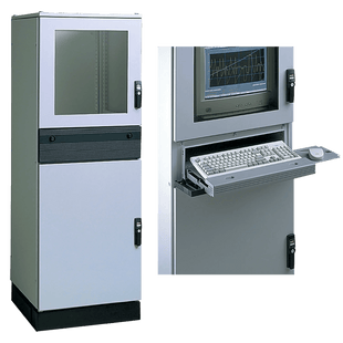 Gabinete Modular Industrial PROLINE PC Tipo 12 1800 x 600 x 600 mm (70.9 x 23.6 x 23.6 in) en Acero Gris RAL 7035 / IP55 / UL 508A / cUL / NEMA 12 / VDE