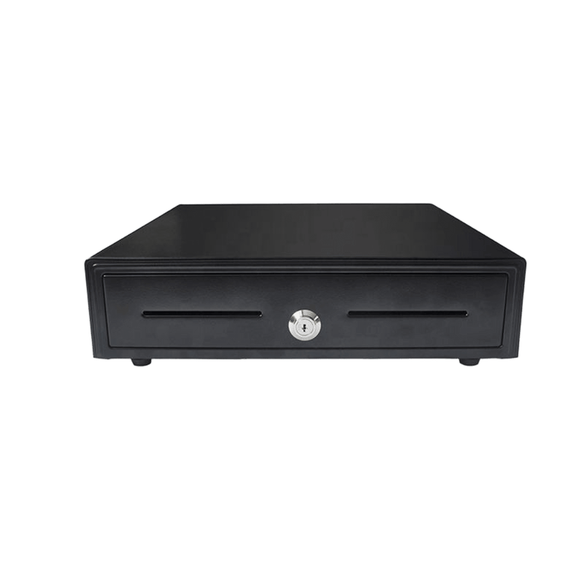 Cajón para Efectivo EK Series / Plataforma para Cajas Registradoras ECR / Gripper Metálico Durable / Bandeja para Monedas Removible / Uso Frecuente en Retail