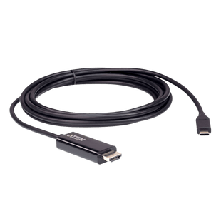 Convertidor USB-C a HDMI | Resolución 4K | Compatible Thunderbolt 3 | Plug and Play Sin Drivers | Soporta Windows, Mac OS y Android | Conectividad 2.7 Metros
