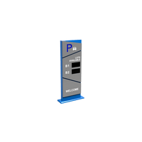 Pantalla Principal de Guía de Estacionamiento / 2 Módulos / Mensaje de Bienvenida / Uso con Aplicación de Guía de Estacionamiento