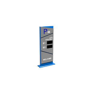 Pantalla Principal de Guía de Estacionamiento / 2 Módulos / Mensaje de Bienvenida / Uso con Aplicación de Guía de Estacionamiento