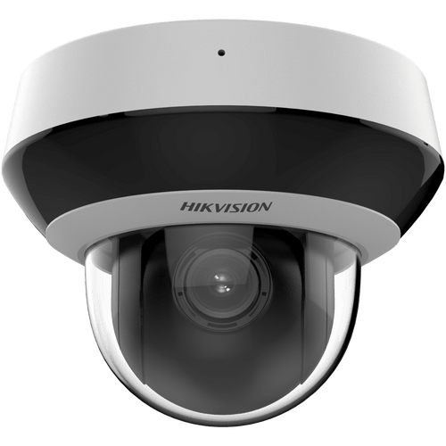 Mini Domo PTZ IP 2 Megapixel / 4X Zoom / H.265+ / 20 mts IR EXIR / WDR / PoE / IK10 / Exterior IP66 / Ultra Baja Iluminación / Micrófono Integrado / PoE / microSD