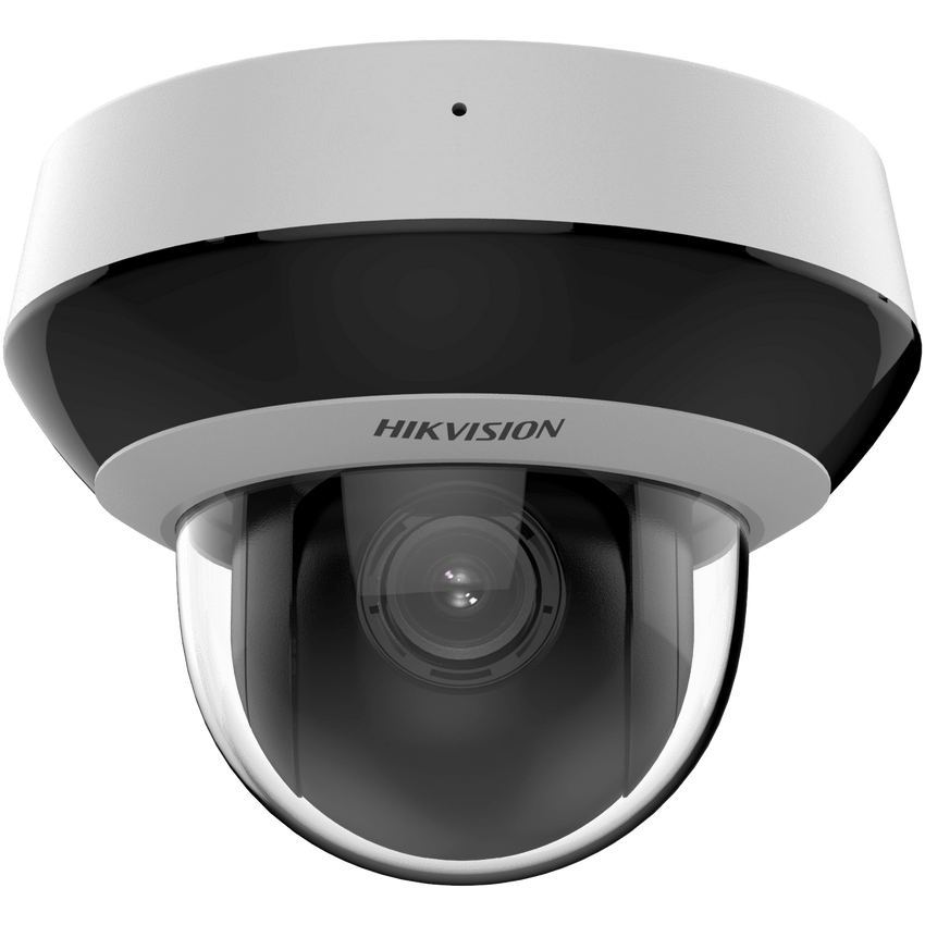 Mini Domo PTZ IP 2 Megapixel / 4X Zoom / H.265+ / 20 mts IR EXIR / WDR / PoE / IK10 / Exterior IP66 / Ultra Baja Iluminación / Micrófono Integrado / PoE / microSD