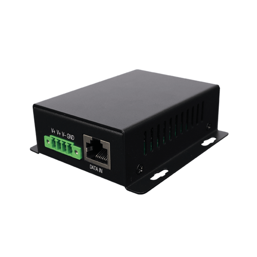 Inyector PoE Industrial / Ideal para Aplicaciones Solares / Entrada 9-42 Vcc / Salida PoE 48V / Conexión plug and play / Ideales para Conectar Cámaras PoE