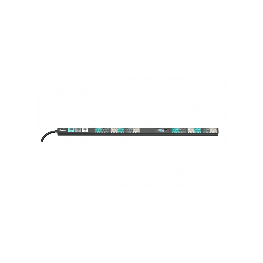 PDU Inteligente Monitoreable EL2P para Distribución de Energía, Enchufe de Entrada NEMA L21-30P, Con 24 Salidas C13/C15 y 24 C19/C15/C19/C21, de Instalación Vertical, 208 Vca, 30 Amp