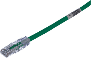 Cable de Parcheo TX6, UTP Cat6, 24 AWG, CM, Color Verde, 3.05 Metros (10 Pies)