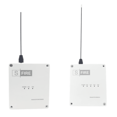 KIT de Transmisor - Receptor inalámbrico / Distancia máxima de transmisión 2500 metros (Linea de vista) / Receptor con 4 salidas