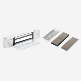 Kit Para Control de Acceso Incluye Chapa Magnética de 1200 Lbs / Montaje En "U" Para Puerta de Cristal /  Uso Interior / Certificación UL