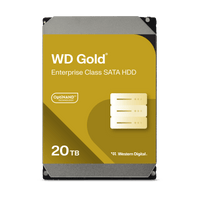 Disco Duro Empresarial WD Gold / SATA 6 Gb/s / 20 TB / 7200 RPM / Tecnología HelioSeal / ArmorCache / 5 Años Garantía / 2.5M Horas MTBF