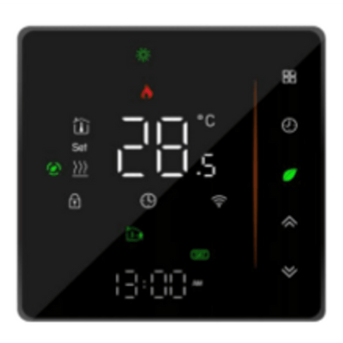 Termostato con tecnología inalámbrica ZigBee 4PIPE V Fancoil / 110 - 120VCA