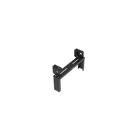 Rack de Distribución Aéreo de 2 Postes PanZone®, Rieles Roscados #12-24, de 4 UR, Color Negro