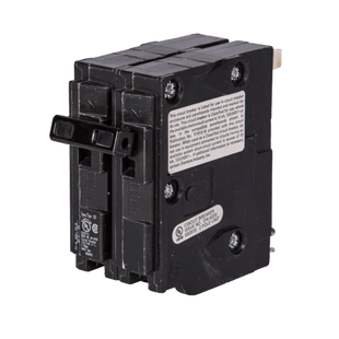 Interruptor automático enchufable tipo QD 2 polos, 15 amp