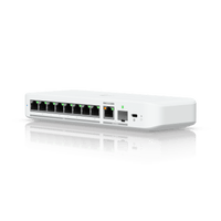 USW Flex 2.5G Switch de 8 Puertos 2.5GbE, con un Puerto de Enlace Ascendente Combinado RJ45/SFP+ de 10 GbE, Incluye Adaptador ca/cc