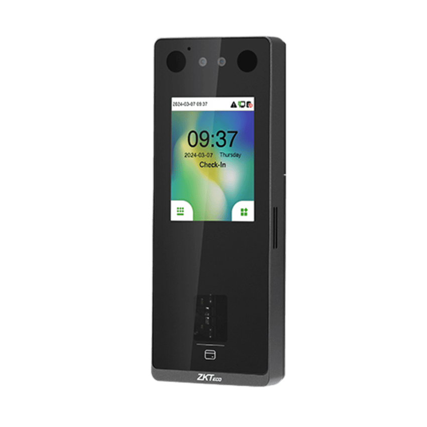 Terminal de Control de Acceso Multi-Biométrico con Intercomunicador de Video / Tecnología de Autenticación Facial de Luz Visible / Autenticación de Huellas en Vidrio / Protección IP65 / Métodos de Autenticaci&oacu