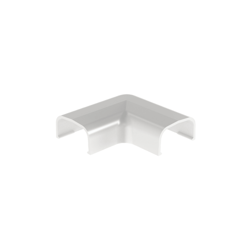 Conexión en ángulo recto "L", para uso con canaleta LD5, material ABS, Color Blanco