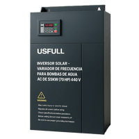 Inversor Solar - Variador de Frecuencia para Bombas de Agua AC de 55KW (70 HP)   440V: Potencia y Eficiencia para Aplicaciones Exigentes