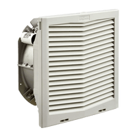 Ventilador Con Filtro de Montaje Lateral HF13, Con Flujo de Aire de 395 CFM, 115 Vca, Color Gris Claro